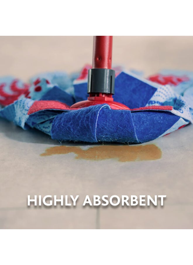 Vileda - Supermocio 3 Action Microfibre Machine Washable Mop Refill - Image 1