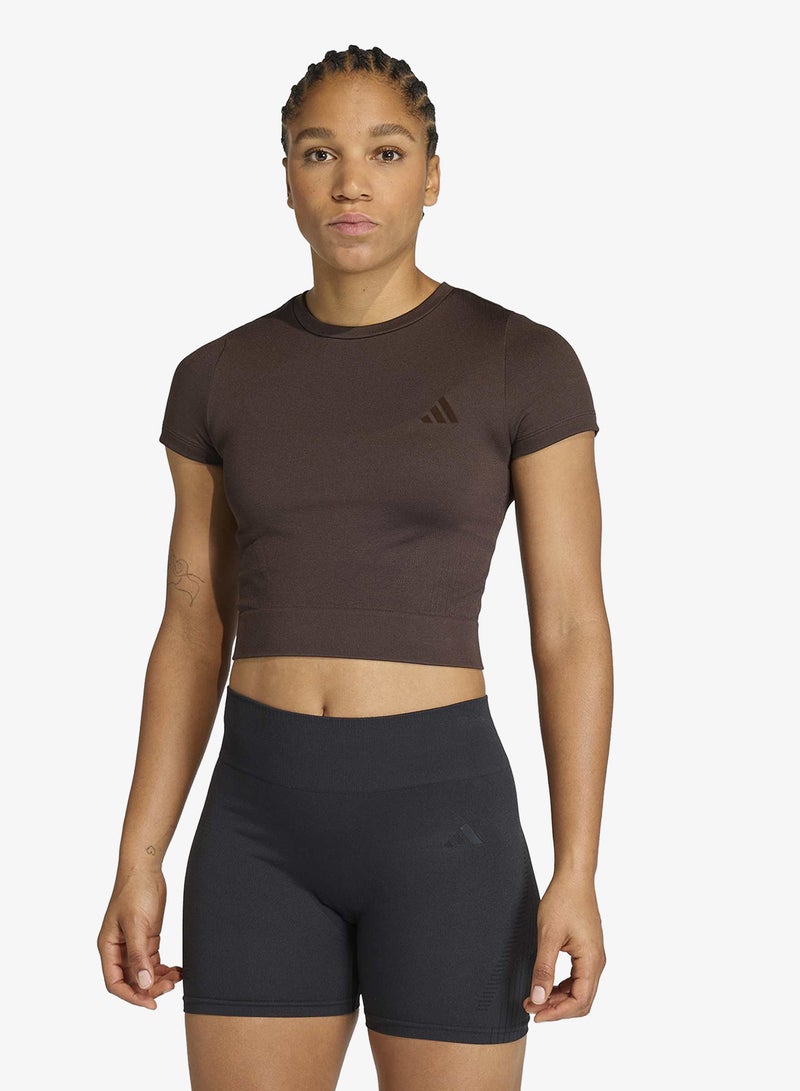 اديداس تيشيرت أطفال أساسي من الكتان للتمارين - Image 1