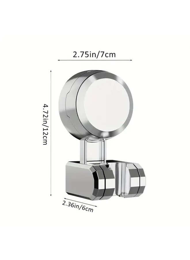 Black Suction Cup Shower Holder Versatile Bathroom Accessory With Suction Support Portable Enhanced Stability And Flexibility Convenient Shower Base - Image 3
