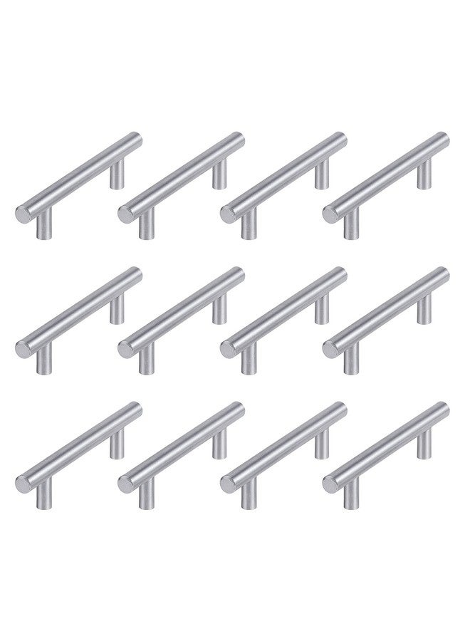 أتلانتيك مقبض سحب خزانة Atlantic بلمسة نهائية غير لامعة، الطول الإجمالي 8 بوصات، فتحة إلى فتحة 160 مم، عبوة من 12 قطعة، فضي - Image 1