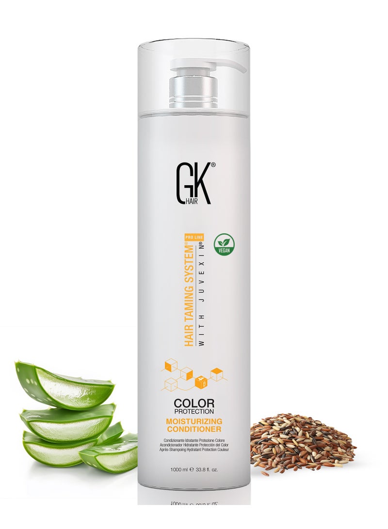 GK Hair Moisturizing Conditioner 1000ml/33.8 Fl Oz for Hydrating Color Protection Dry Damage Curly Frizzy Color Treated Hair Repair Organic Paraben Sulfate Free All Hair Types - Image 1