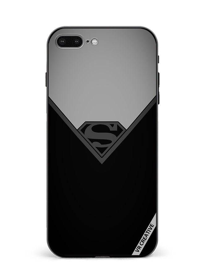 VR CREATIVE Protective Case Cover For Apple iPhone 7 Plus/8 Plus Simple Superman Design Multicolour - Image 1