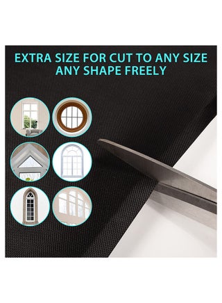 Portable Blackout Curtains with Self Adhesive Tape, DIY Blackout Curtains for Bedroom, Living Room, Bathroom and Attic, 100*145cm - view 3