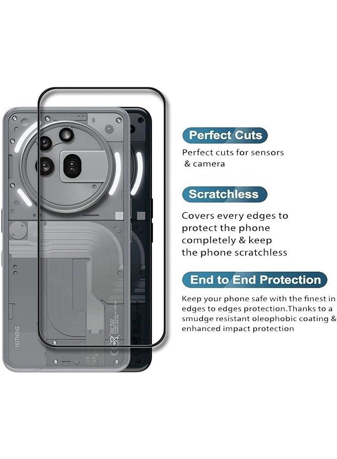 glassology Screen Protector for Nothing Phone 3A Pro Tempered Glass Screen Protector 9H Hardness Anti Fingerprint Scratch Resistance Glass - Image 3