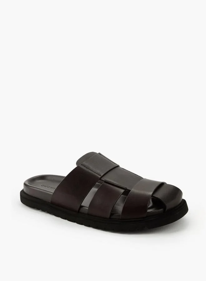دوتشيني Men Leather Comfort Sandals