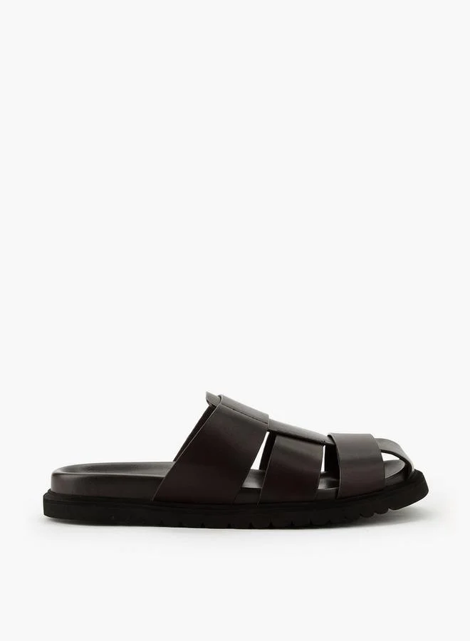 Duchini BROWN Men Leather Comfort Sandals for Men | Best Price UAE