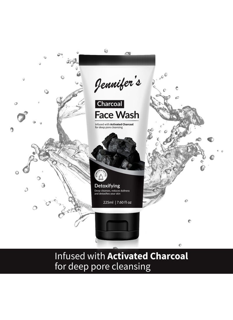 Jennifer's Jennifer's Face Wash Charcoal-225ml  - Image 4