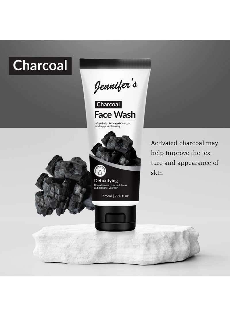 Jennifer's Jennifer's Face Wash Charcoal-225ml  - Image 3