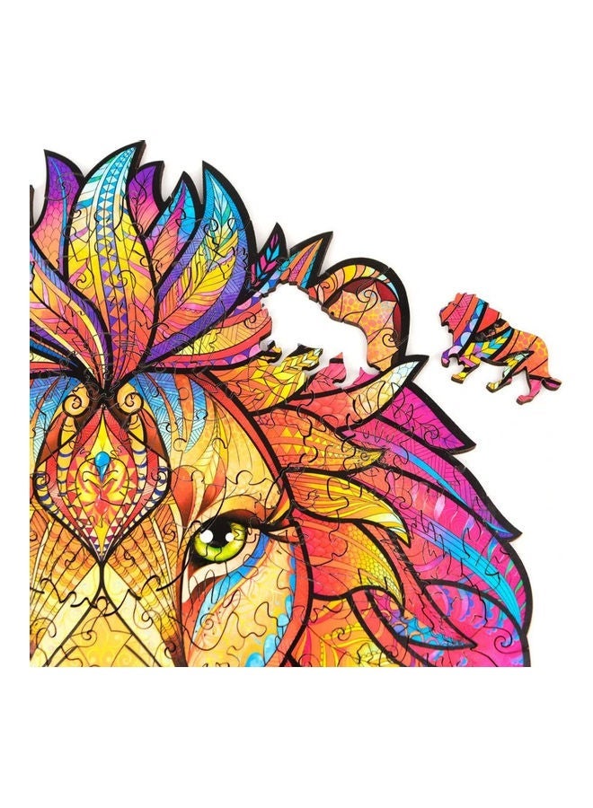 NIBEMINENT 186-Piece Animal Shaped Wooden Jigsaw Puzzle - Image 3