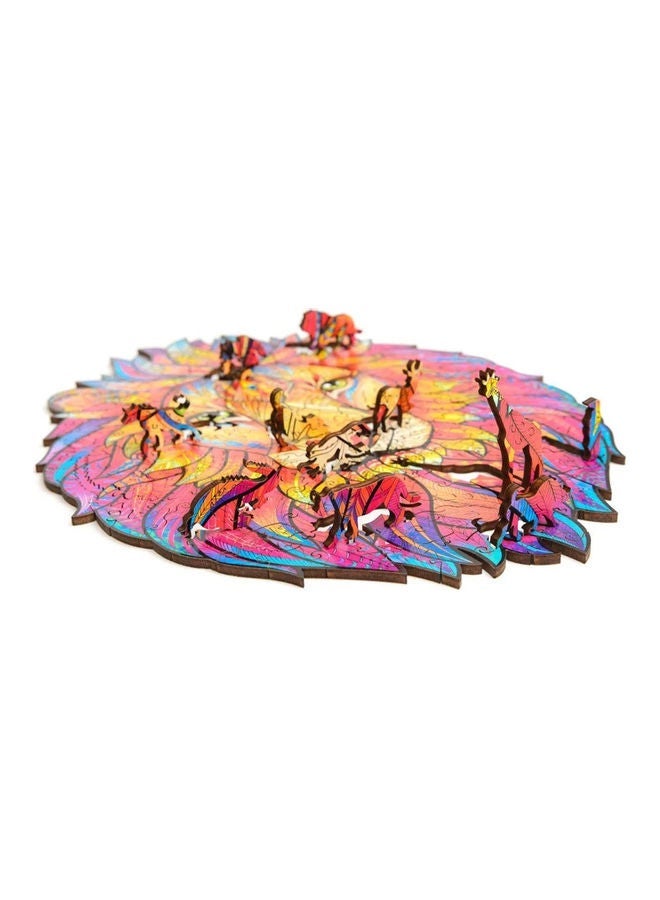 NIBEMINENT 186-Piece Animal Shaped Wooden Jigsaw Puzzle - Image 5