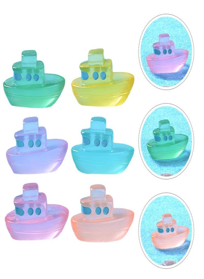 Alasum 12pcs Miniature Dollhouse Boat Sea Fishing Boats Mediterranean Ships Figurines Ocean Beach Fairy Garden Micro Landscape Christmas Dollhouse Decor Ornament Accessories - Image 5