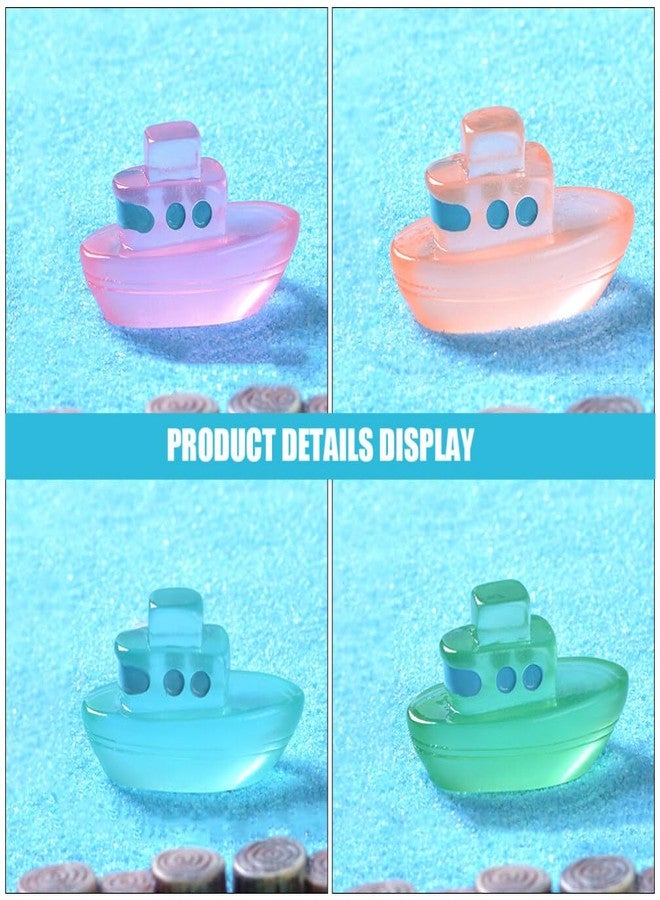 Alasum 12pcs Miniature Dollhouse Boat Sea Fishing Boats Mediterranean Ships Figurines Ocean Beach Fairy Garden Micro Landscape Christmas Dollhouse Decor Ornament Accessories - Image 3