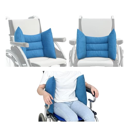 KAVIL Lateral Support for Wheelchair Back Support Cushion for Pressure Relief Folding Pads Improving Better Posture Sitting Assist Wedge for Elderly Disabled Stroke Patients in Recliner Wheelchair - Image 2