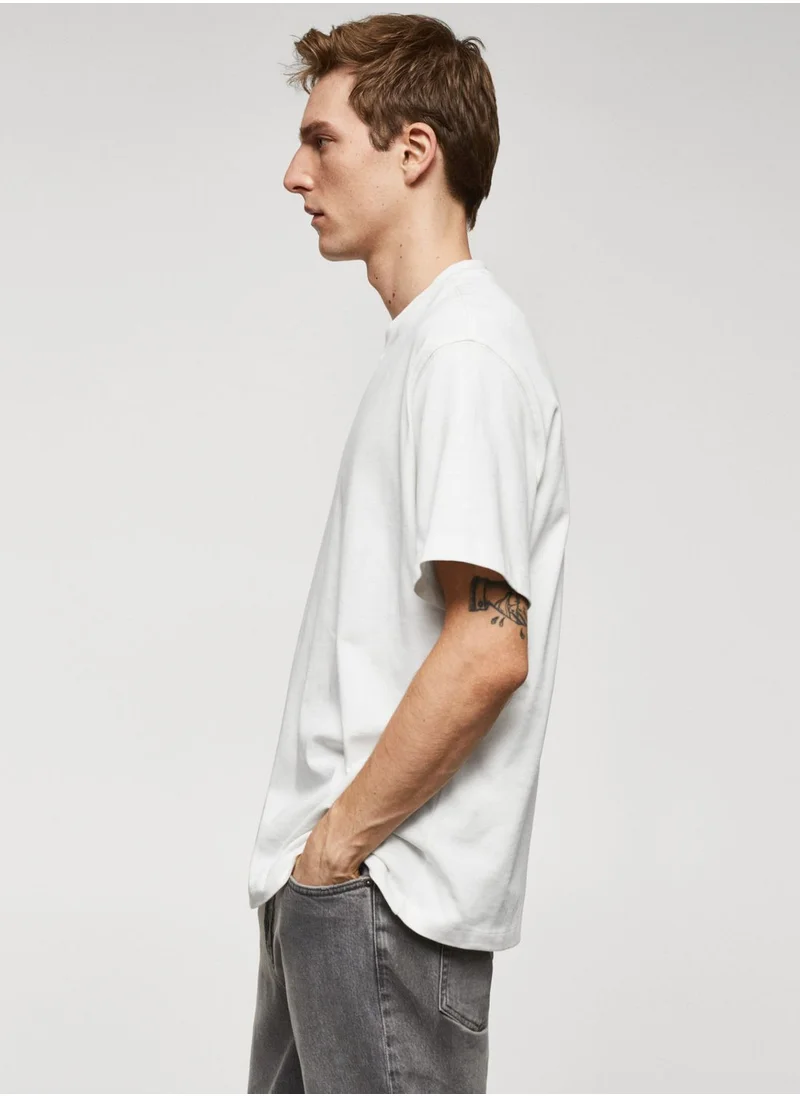 Mango Man Essential Crew Neck Sweatshirt