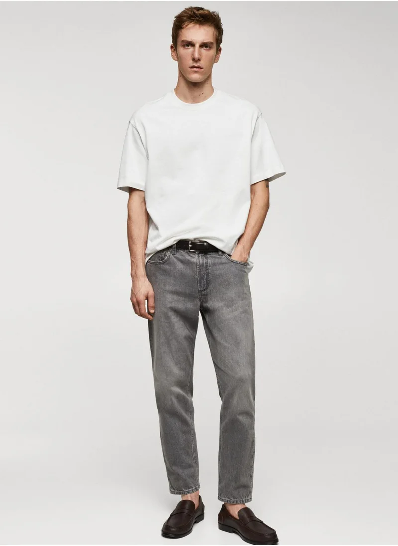 Mango Man Essential Crew Neck Sweatshirt