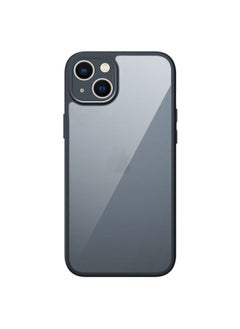 HuHa Case Cover For iPhone 13 Armor Precise Hole PC Hybrid TPU Phone Case Transparent 