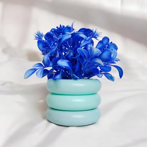 Flora Planet Artificial Plants for Home Decor | Realistic Looking | Home Decor Items | Durable Plastic | Wall Decor for Living Room | Perfect for Home | Dimensions: 6 cm X 15 cm (Pack of 4) - Image 5
