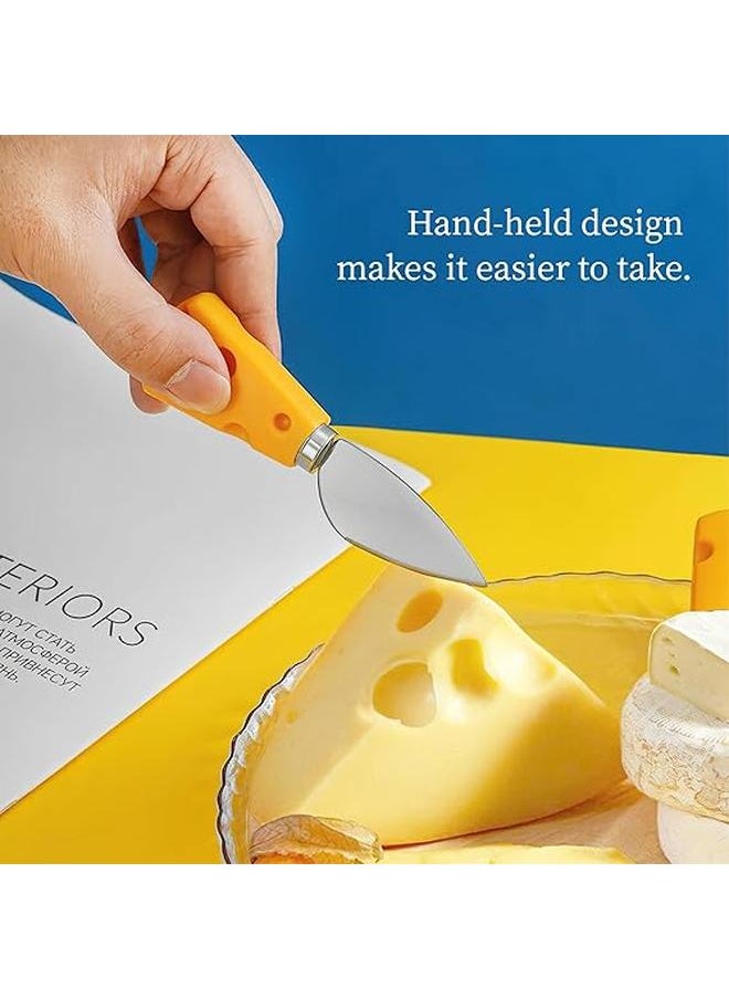 Generic 4-Piece Cheese Knife Set, Stainless Steel Cheese Utensils Set, Spreader Knives and Butter Knife Fork, Cheese Board Accessories, Premium Knife Gift  - Image 5
