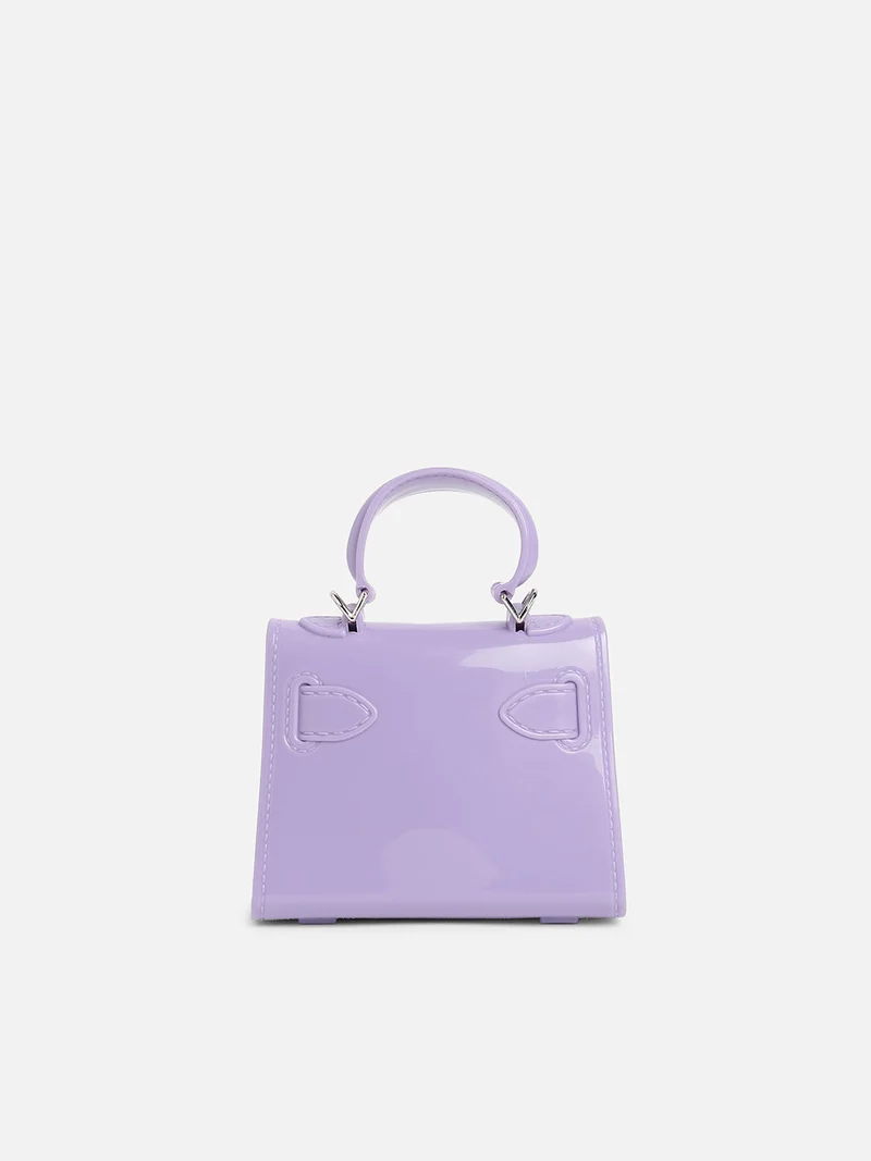 Haute Sauce  Lilac Solid Acrylic Mini Bag for Women | Best Price UAE