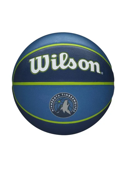 Wilson NBA Team Alliance Basketball Minnesota Timberwolves - Size 7 for +12 years old and Adults - Blue/ Navy