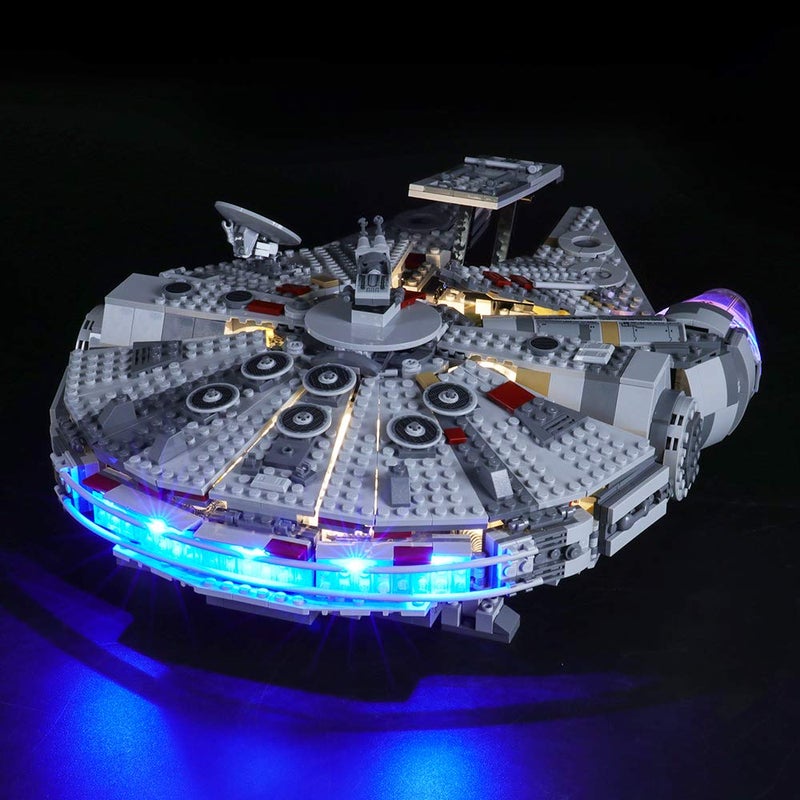 BRIKSMAX Led Lighting Kit for 75257 Millennium Falcon - Not Include The Lego Building Blocks Model Set - Image 1