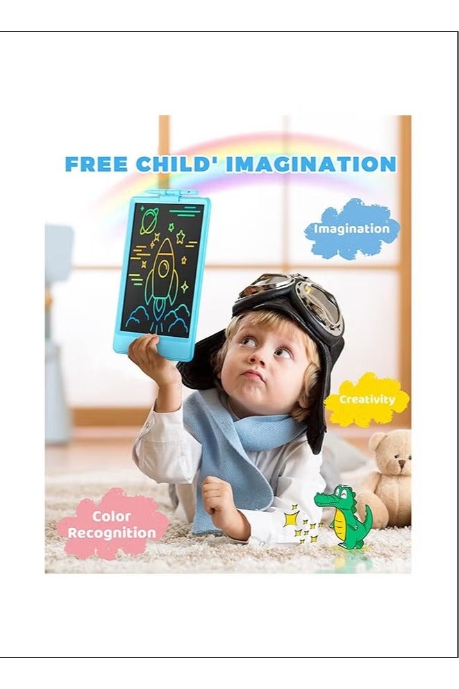 LCD Writing Tablet Erasable Reusable Electronic Drawing Board 10 Inch Drawing Tablet Kids Tablet Doodle Board Electronic Drawing Tablet for Adults and Kids 3+ Years Old, Blue Plus Pink Two Pack - Image 4