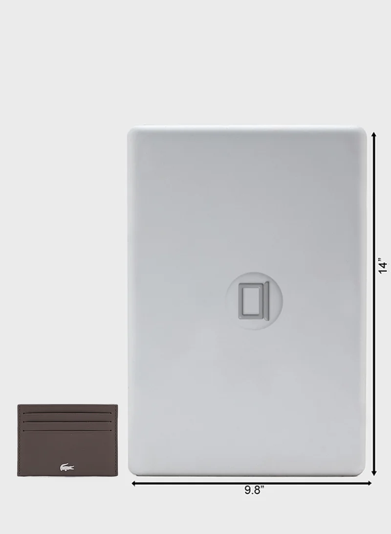 LACOSTE Monogram Multi Slot Card Holder