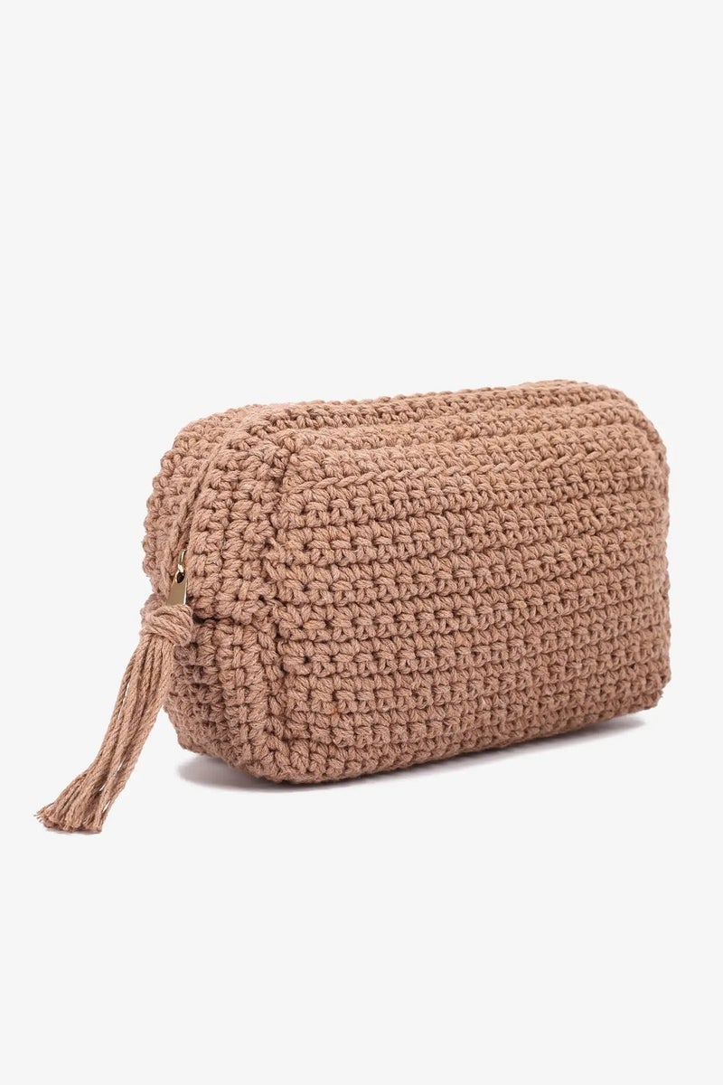 Carina Braided Crochet Pouch - Image 2