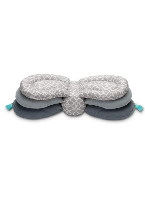 Soft cotton newborn nursing pillow for mother, adjustable height, with fixing strap