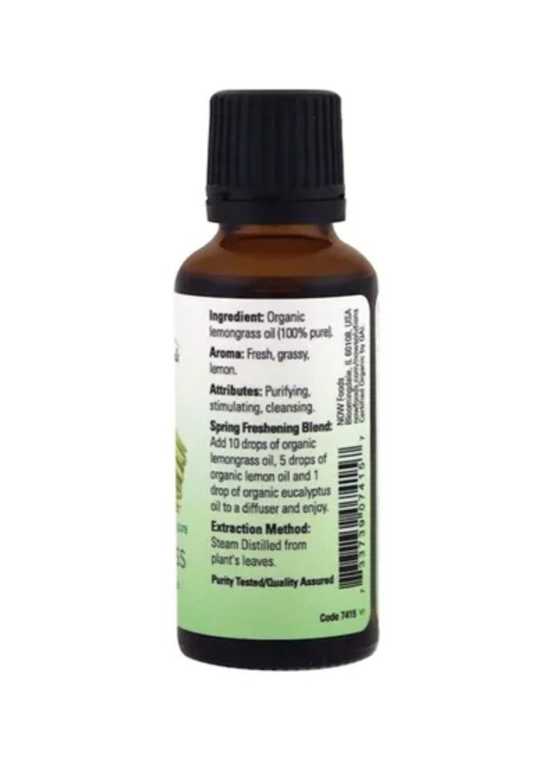 Now Essential Oils زيت الليمون العشبي العضوي - Image 2