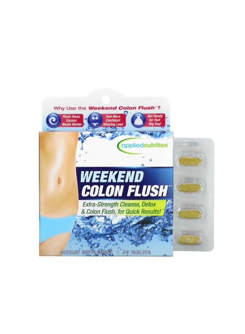 Applied Nutrition Weekend Colon Flush 16 Tablets  - Image 1