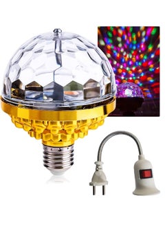 UTPATI Rotating Magic Ball Light with Lamp Holder Set Retro Disco Lights Colorful Disco Rotating Magic Ball Light Bulb with Sockets Magic Ball RGB LED Stage Light  - Image 1