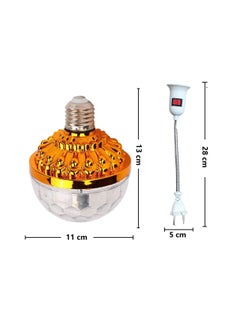 UTPATI Rotating Magic Ball Light with Lamp Holder Set Retro Disco Lights Colorful Disco Rotating Magic Ball Light Bulb with Sockets Magic Ball RGB LED Stage Light  - Image 2