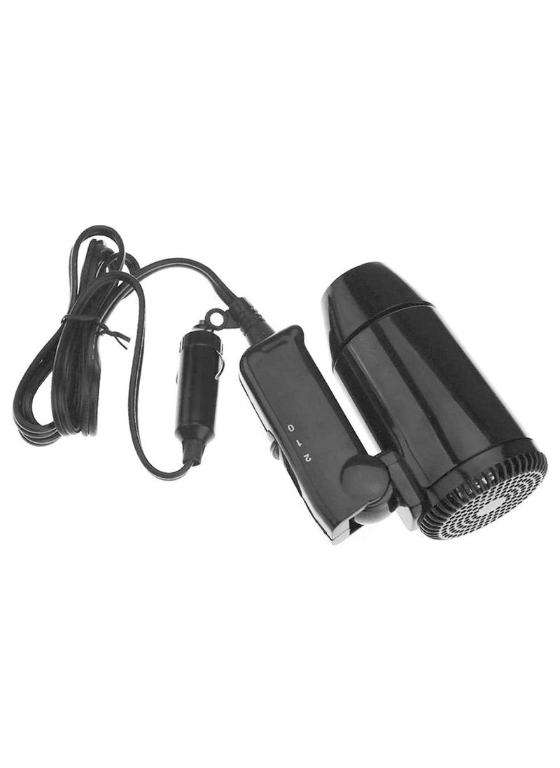 Generic - 12V Portable Foldable Low Noise Hair Dryer - Image 1