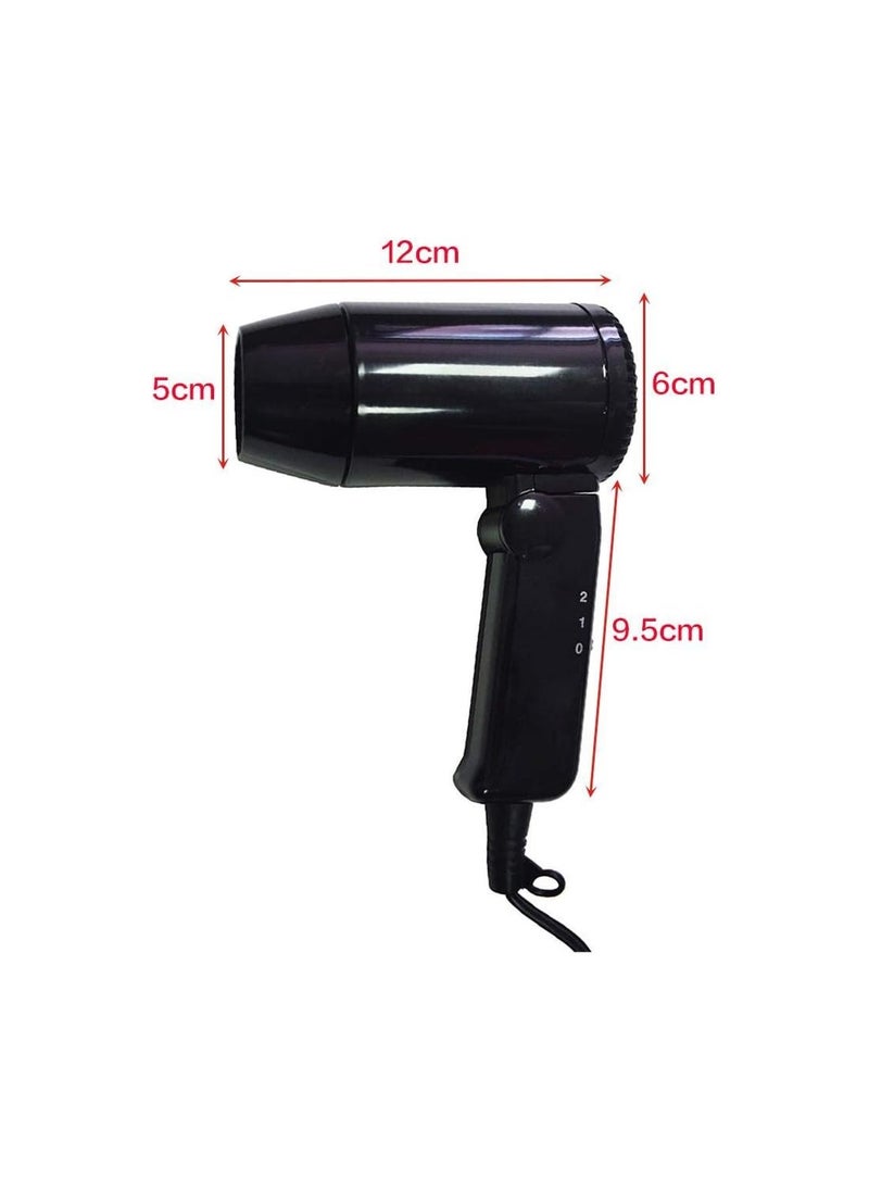 Generic - 12V Portable Foldable Low Noise Hair Dryer - Image 1