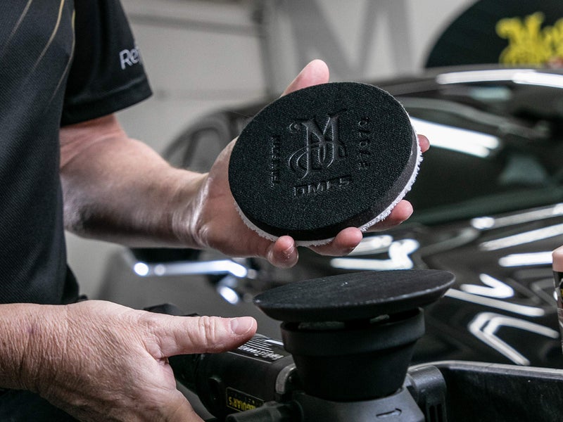 Meguiar's DA Microfiber Finishing Disc DMF5-5" Microfiber Finishing Disc for Waxing with a Variable Dual Action Polisher, Use with DA Microfiber Finishing Wax to Remove Defects and Add Wax, 2 Pack - Image 4