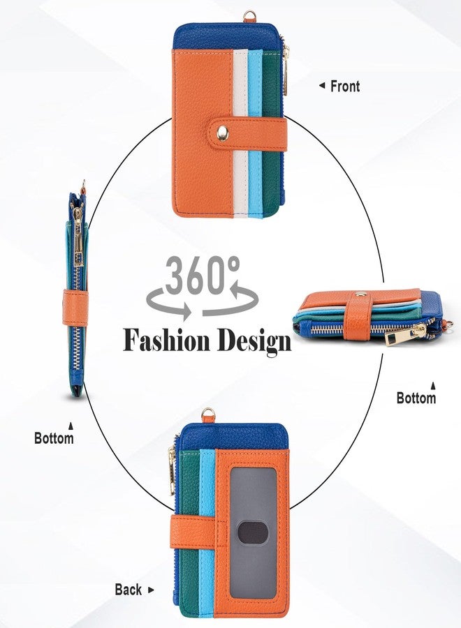 Airkit Keychain Wallet with Bracelet RFID Blocking Wristlet Credit Purse Card Holder, Silicone Bead Tassel Key Ring for Women - Image 5