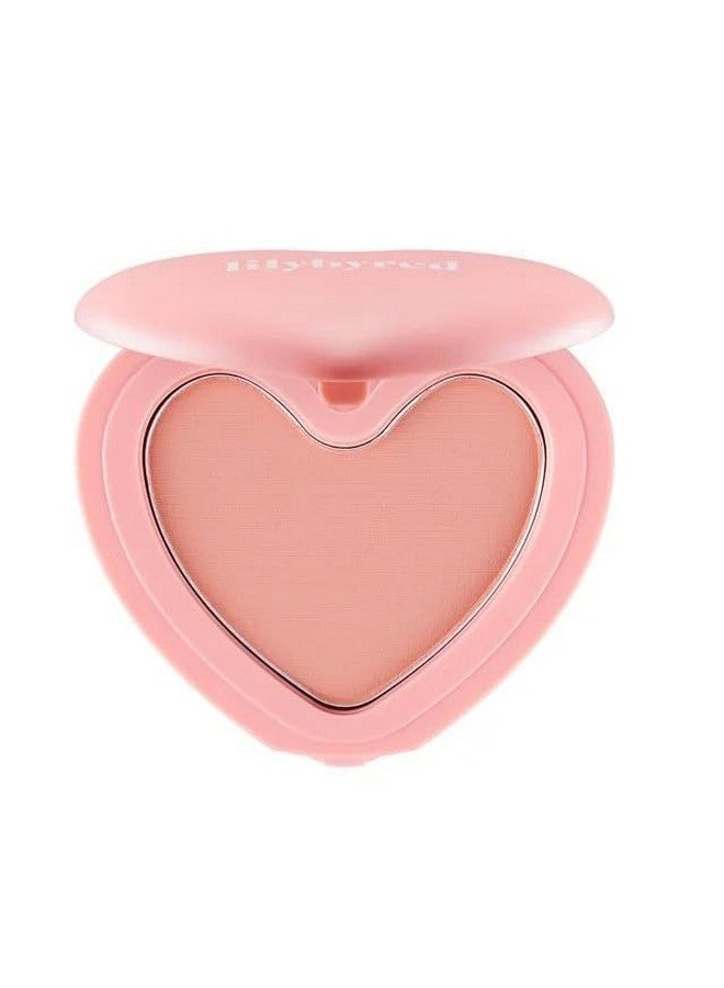 ليليبيرد Luv Beam Cheek(Ad) (02_Dollish Rose) بودرة أحمر خدود على شكل قلب مع لمعان طبيعي ومظهر طويل الأمد وإشراقة الجمال الكوري - Image 2