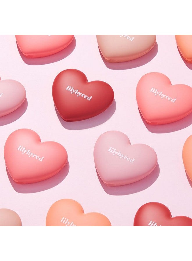 ليليبيرد Luv Beam Cheek(Ad) (02_Dollish Rose) بودرة أحمر خدود على شكل قلب مع لمعان طبيعي ومظهر طويل الأمد وإشراقة الجمال الكوري - Image 5
