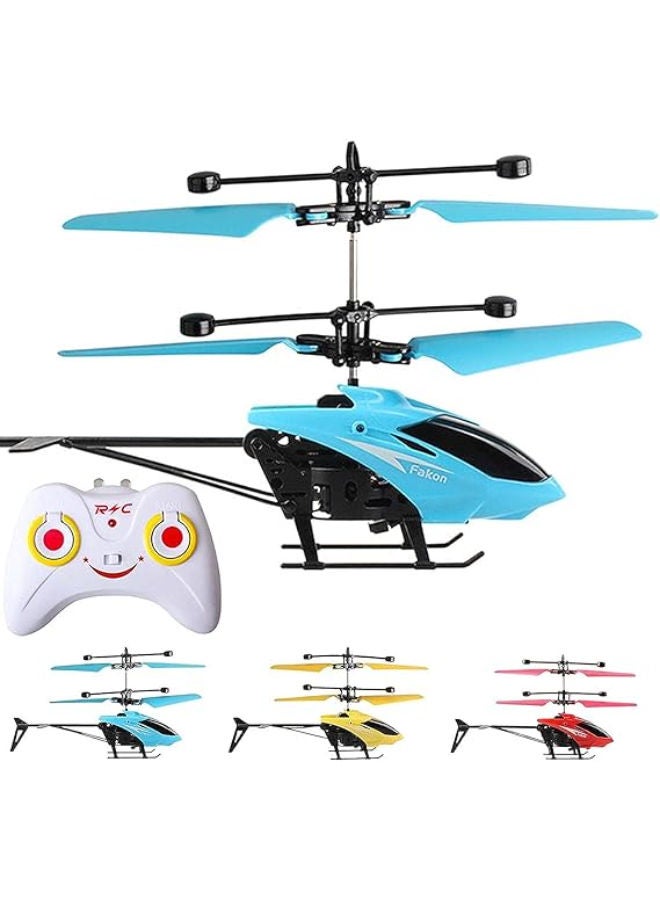 ألعاب طائرة هليكوبتر تعمل بالتحكم عن بعد، طائرة هليكوبتر حثية بتعليق طيران مرتفع ومنخفض بقناة 2.5، طائرة هليكوبتر صغيرة تعمل بالتحكم عن بعد لحفلات الأطفال، هدايا عيد ميلاد للأولاد والبنات - متعددة الألوان - Image 1