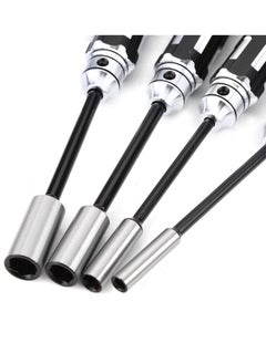 Excefore Hex Nut Driver Set Hexagonal Head Nut Wrench 4.0/5.5/7.0/8.0mm 4Pcs RC Repair Tools Kit Socket Screwdrivers for RC Cars Model Airplanes Sportinggoods Deformation Model  - Image 2