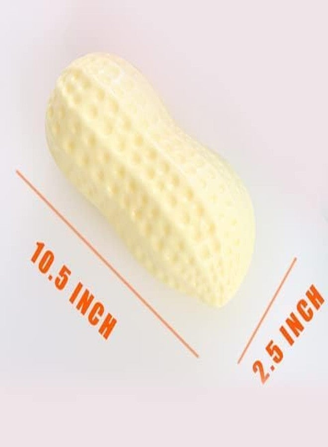 KittuPet ألعاب مضغ الكلاب من KittuPet للكلاب التي تمضغ بقوة، ألعاب كلاب متينة وقوية لا تتلف تصدر صوتاً، لعبة مضغ أسنان الجراء على شكل عصا فول سوداني للسلالات الصغيرة والمتوسطة والكبيرة (عبوة من قطعة واحدة) - Image 2