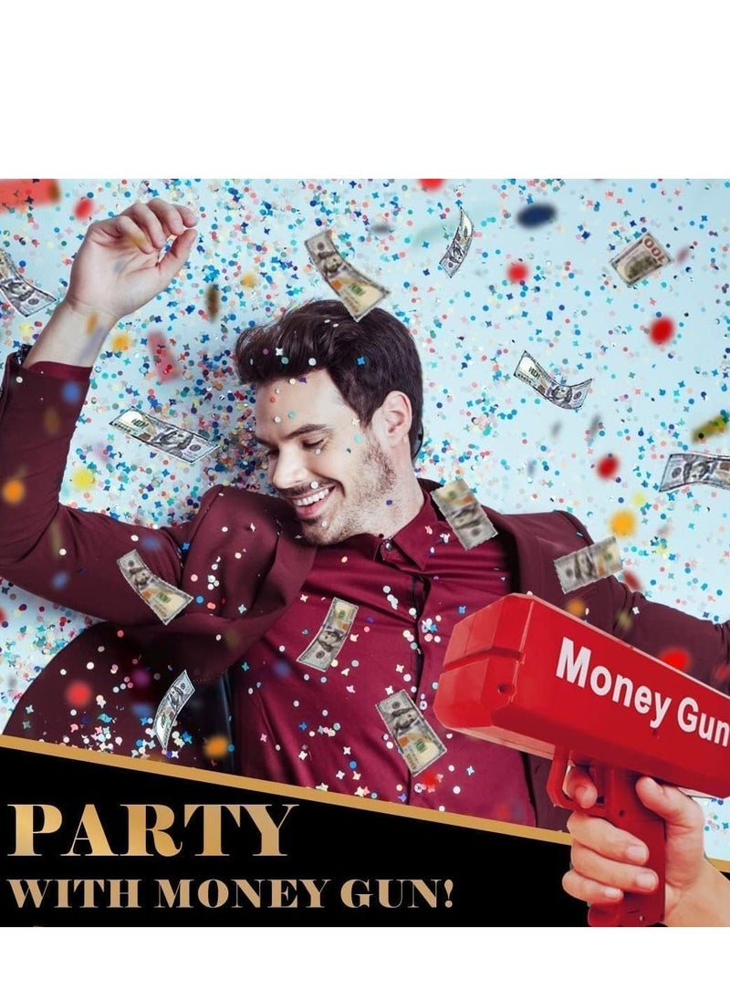 ELTRAZONE NEW Super Money Guns Playing Spray Money Gun – Make It Rain Toy Gun, Fake Bill Dispenser Money Shooter, Fun Party Toy for Special Occasions, Birthday & Celebration - Image 2