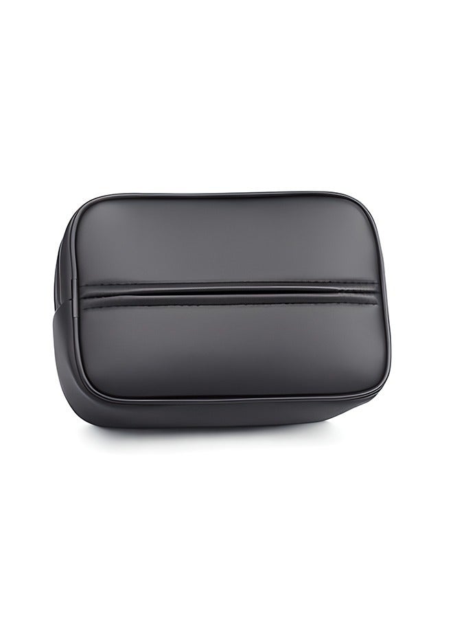 Generic Car Tissue Holder with Smooth Zipper Design, Universal Car Tissue Box for Sun Visor, Back Seat, or Center Console - Image 1