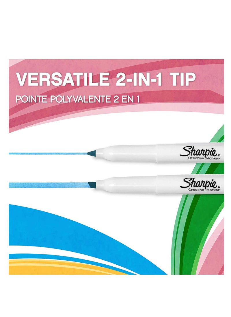 Sharpie 20-Piece Chisel Tip Permanent Marker Multicolour  - Image 4
