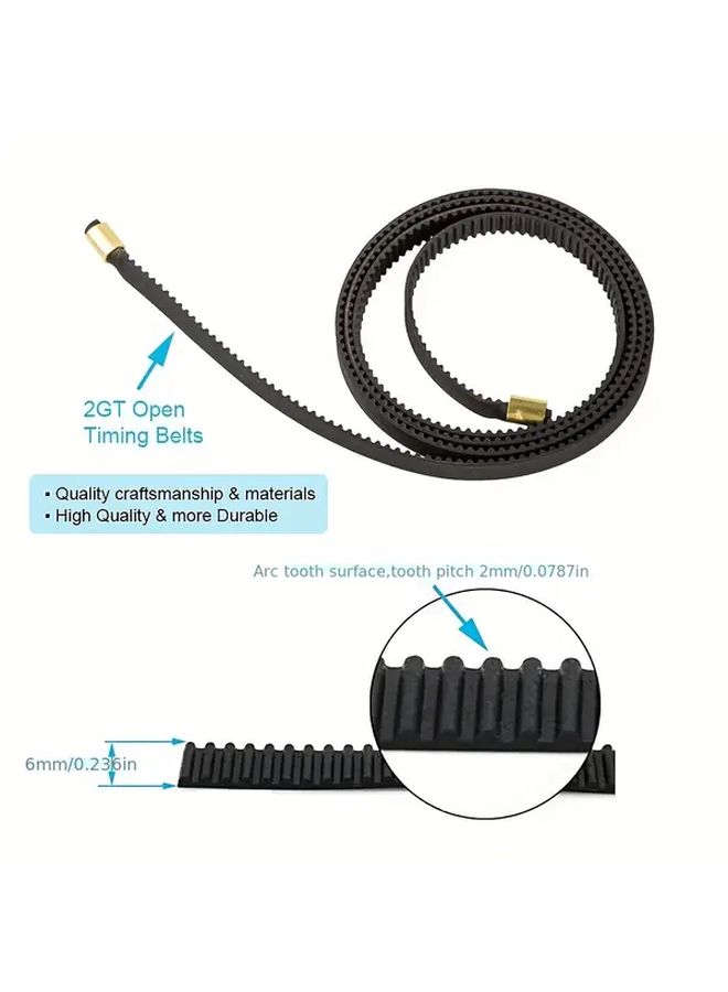XY Synchronous Belts 2GT 6mm for Ender 3 V2 3D Printer Y 740mm X 805mm - Image 4
