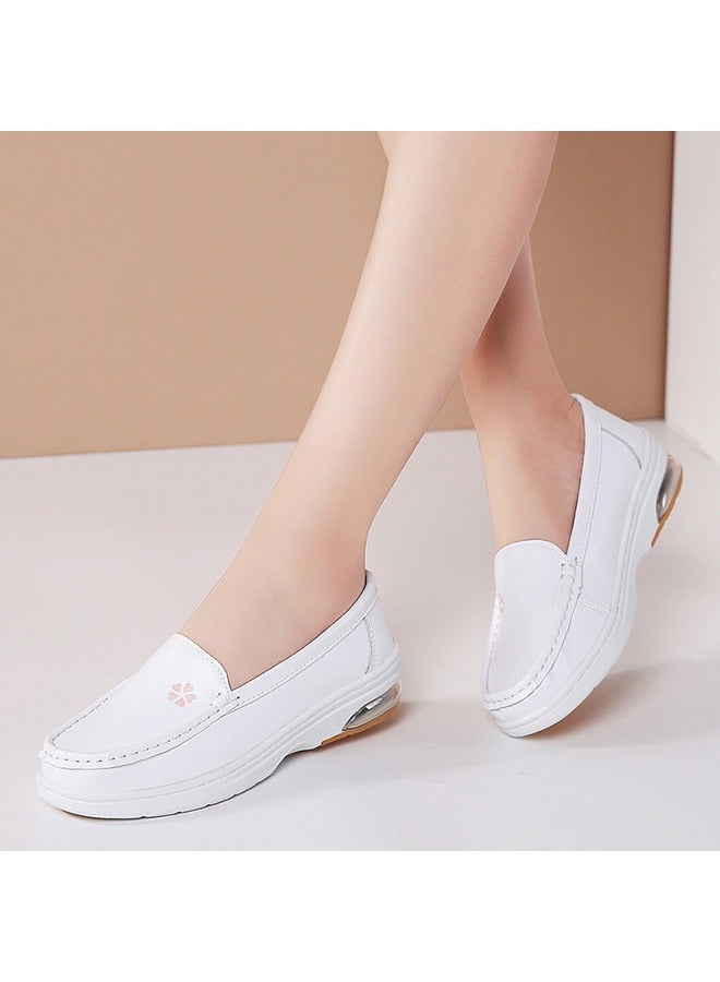 general Comfortable Medical Shoes loafers-white - Image 4