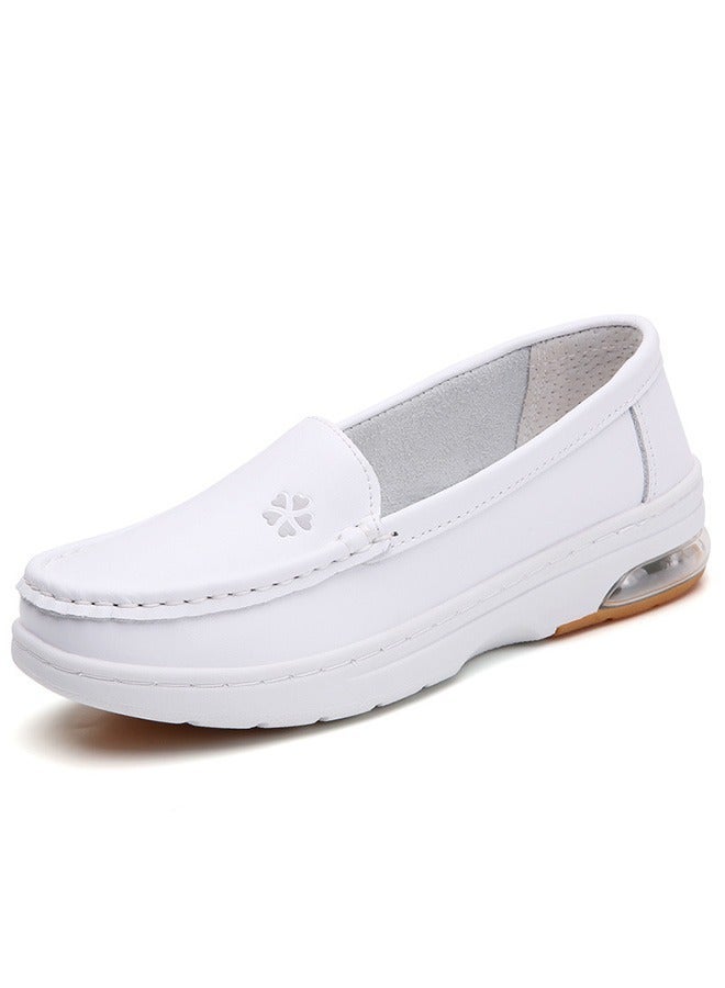 general Comfortable Medical Shoes loafers-white - Image 5