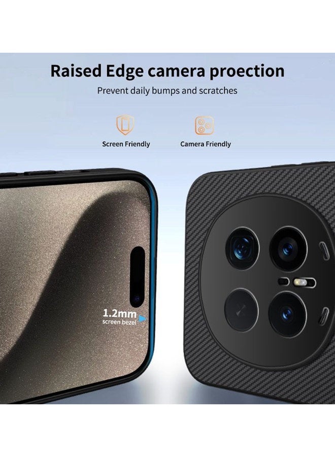 Magnetic Case for Honor Magic 8 Pro , Premium Twill Texture Case, Raised Camera Lens Protection，Military Grade，Fashion Shockproof Honor Magic 8 Pro 5G Cover ，Comfortable Touch - Image 3