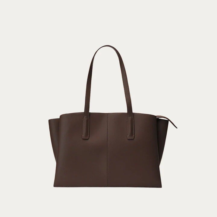 New Versatile, Simple, Soft, Large-Capacity, Niche Design Bucket Bag, Unisex Style Tote Bag, Commuter Bag - Image 2